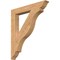 Ekena Millwork Funston Traditional Smooth Bracket, Western Red Cedar, 5 1/2"W x 42"D x 48"H BKT06X42X48FST01SWR - alternate 1